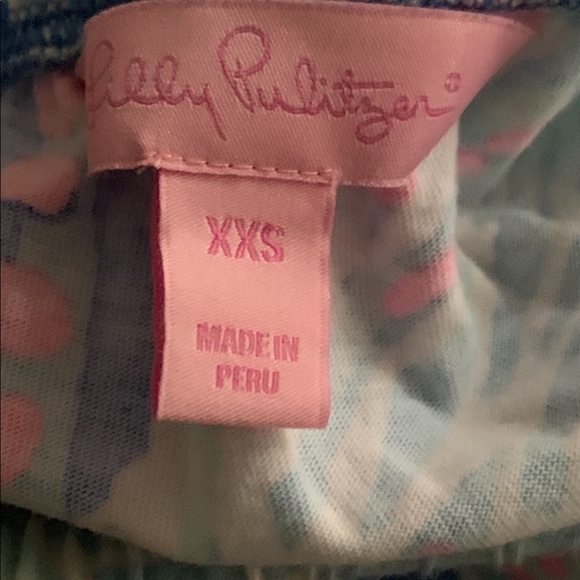 Lilly Pulitzer Windsor Strapless Pull On Dress XXS - Picture 7 of 7